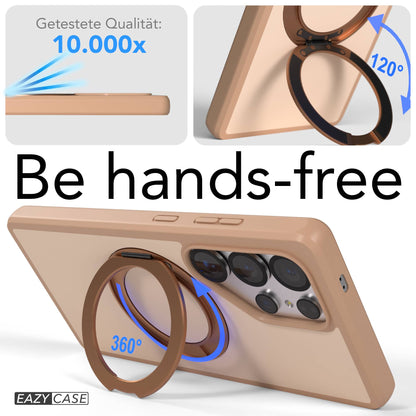 Samsung Galaxy S25 Ultra Bumper Hülle mit drehbarem Ring und MagSafe 
