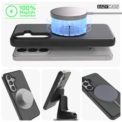 Samsung Galaxy S26 Bumper Hülle mit drehbarem Ring und MagSafe Funktion 