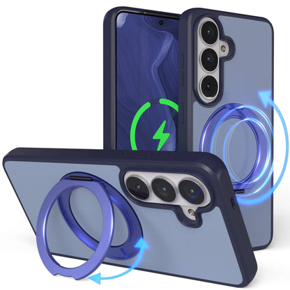 Samsung Galaxy S26 Bumper Hülle mit drehbarem Ring und MagSafe Funktion 