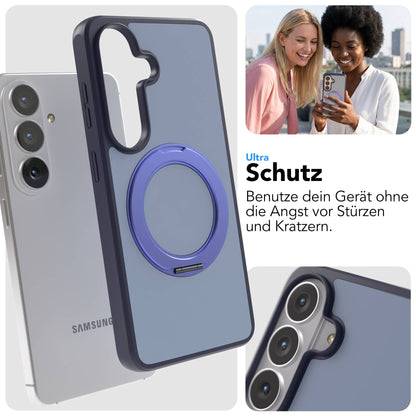 Samsung Galaxy S26 Bumper Hülle mit drehbarem Ring und MagSafe Funktion 