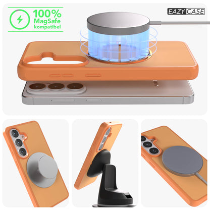 Samsung Galaxy S26 Bumper Hülle mit drehbarem Ring und MagSafe Funktion 