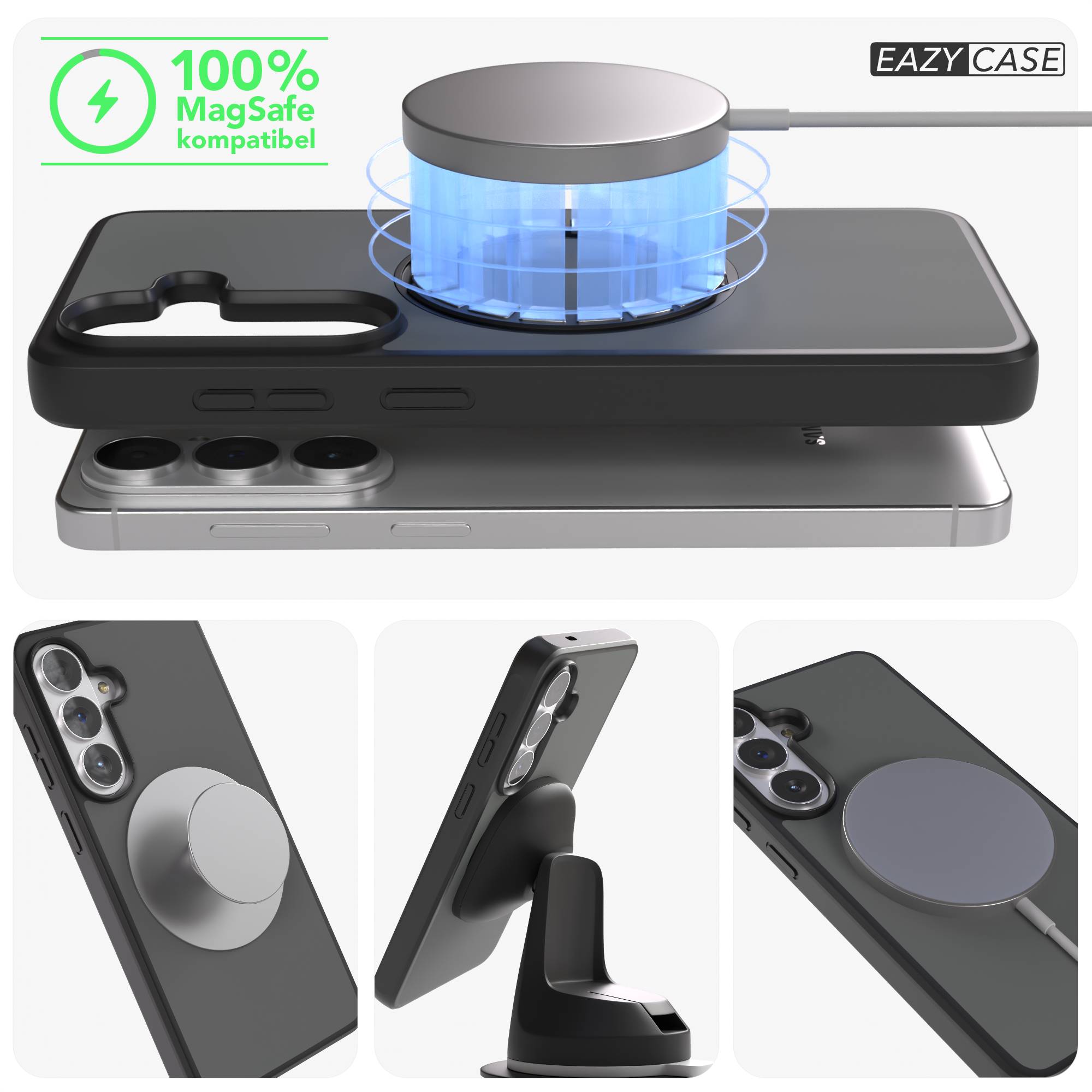 Samsung Galaxy S26 Plus Bumper Hülle mit drehbarem MagSafe Ring 