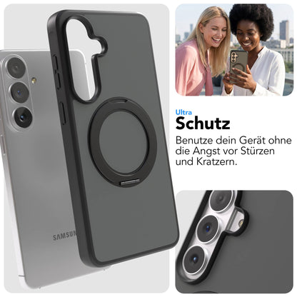 Samsung Galaxy S26 Plus Bumper Hülle mit drehbarem MagSafe Ring 