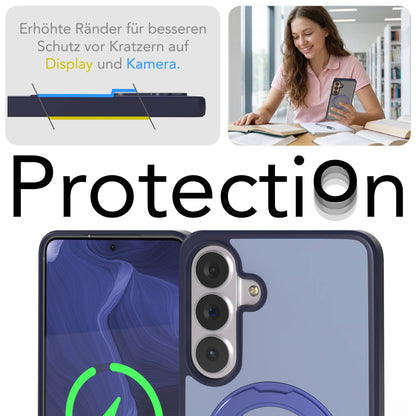 Samsung Galaxy S26 Plus Bumper Hülle mit drehbarem MagSafe Ring 