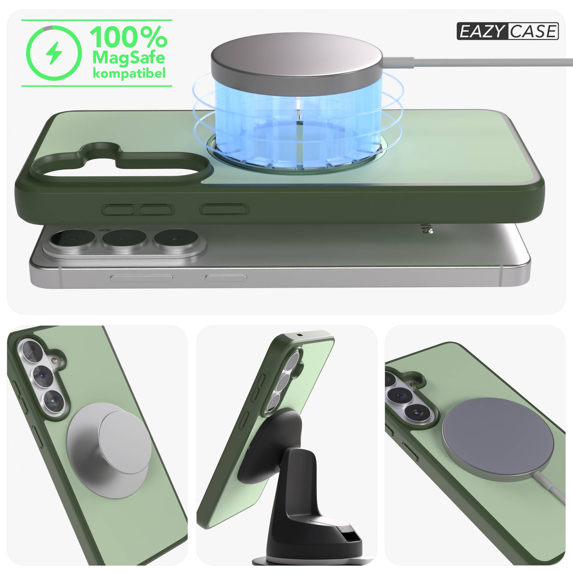 Samsung Galaxy S26 Plus Bumper Hülle mit drehbarem MagSafe Ring 