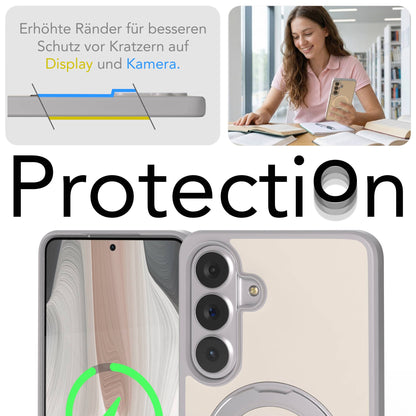 Samsung Galaxy S26 Plus Bumper Hülle mit drehbarem MagSafe Ring 