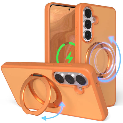 Samsung Galaxy S26 Plus Bumper Hülle mit drehbarem MagSafe Ring 