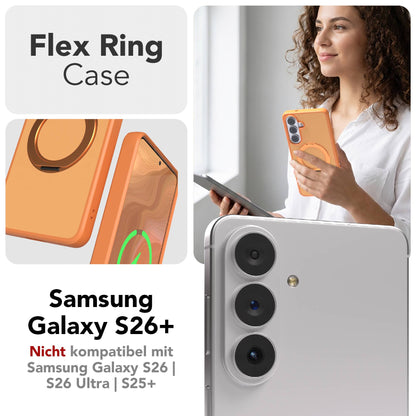 Samsung Galaxy S26 Plus Bumper Hülle mit drehbarem MagSafe Ring 