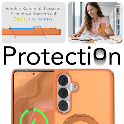 Samsung Galaxy S26 Plus Bumper Hülle mit drehbarem MagSafe Ring 