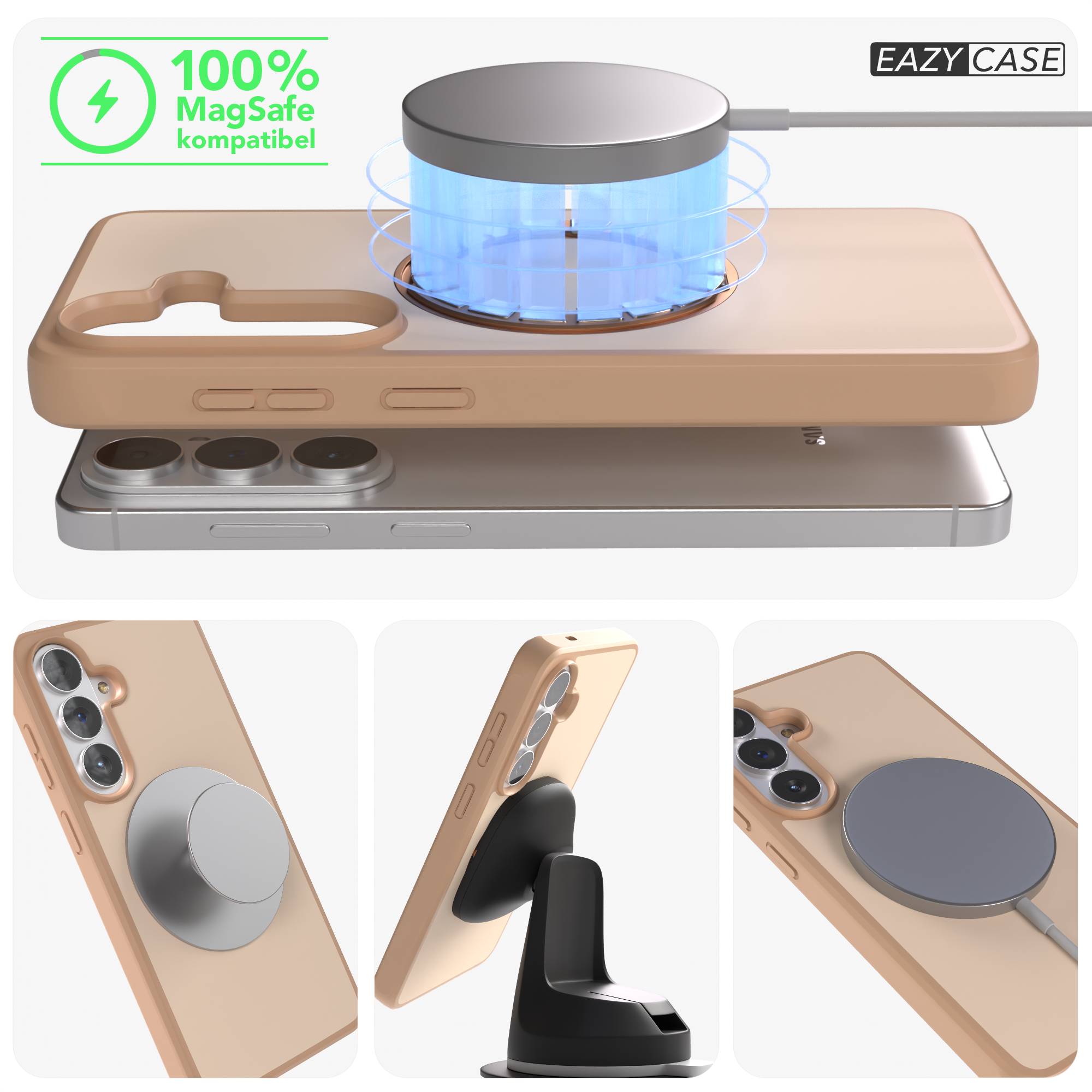 Samsung Galaxy S26 Plus Bumper Hülle mit drehbarem MagSafe Ring 