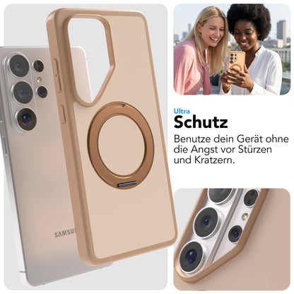 Samsung Galaxy S26 Ultra Bumper Hülle mit drehbarem Ring und MagSafe Funktion 