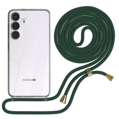 Samsung Galaxy S25 FE transparente Handykette mit verstellbarer Kordel TPU Hülle 