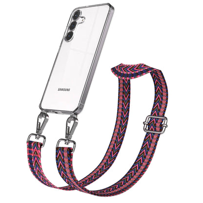 Samsung Galaxy S25 FE Handykette mit verstellbarem Boho Band Set 