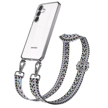Samsung Galaxy S25 FE Handykette mit verstellbarem Boho Band Set 