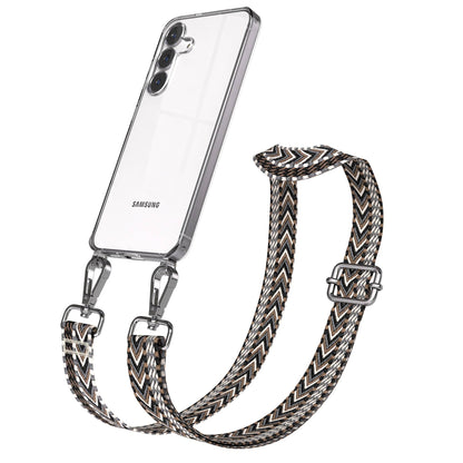 Samsung Galaxy S25 FE Handykette mit verstellbarem Boho Band Set 