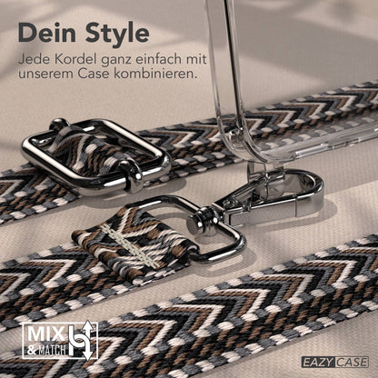 Samsung Galaxy S25 FE Handykette mit verstellbarem Boho Band Set 
