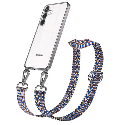 Samsung Galaxy S25 FE Handykette mit verstellbarem Boho Band Set 