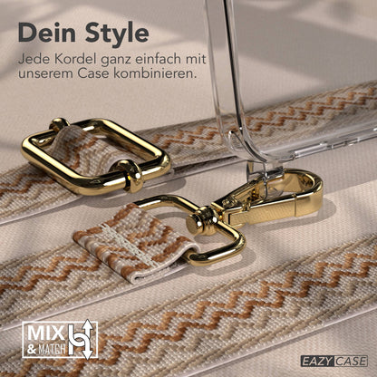 Samsung Galaxy S25 FE Handykette mit verstellbarem Boho Band Set 