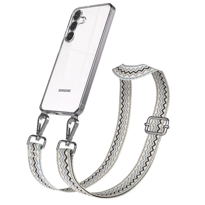 Samsung Galaxy S25 FE Handykette mit verstellbarem Boho Band Set 