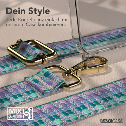 Samsung Galaxy S25 FE Handykette mit verstellbarem Boho Band Set 
