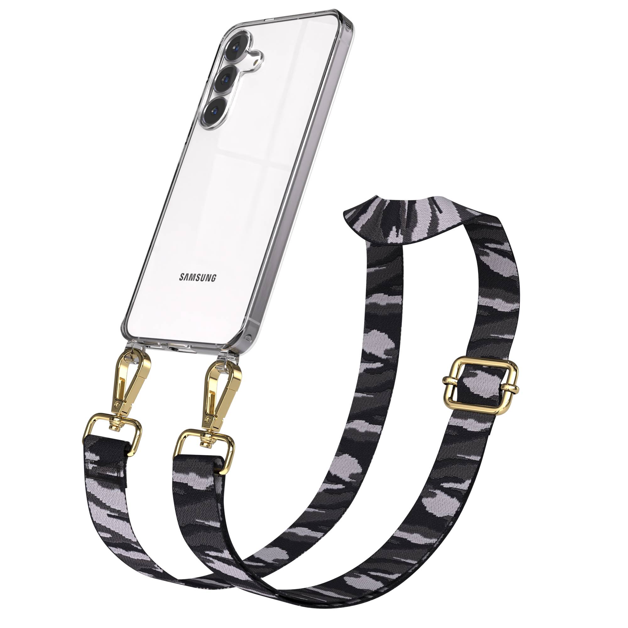 Samsung Galaxy S25 FE Handykette mit verstellbarem Boho Band Set 