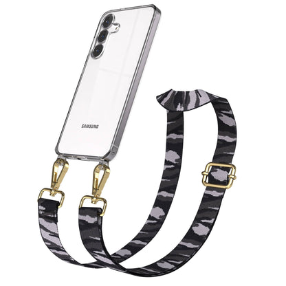 Samsung Galaxy S25 FE Handykette mit verstellbarem Boho Band Set 
