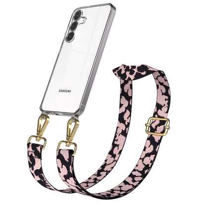 Samsung Galaxy S25 FE Handykette mit verstellbarem Boho Band Set 