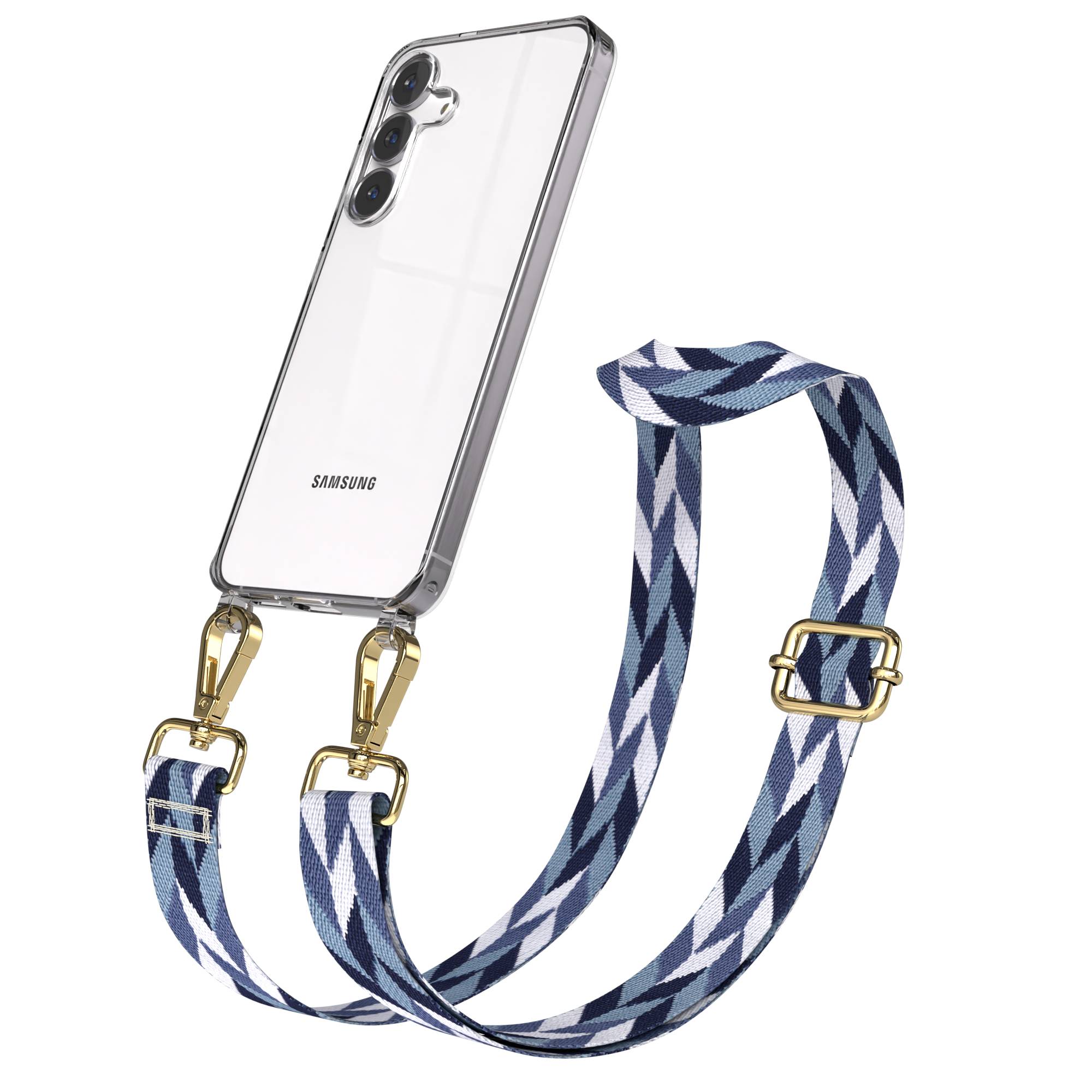 Samsung Galaxy S25 FE Handykette mit verstellbarem Boho Band Set 