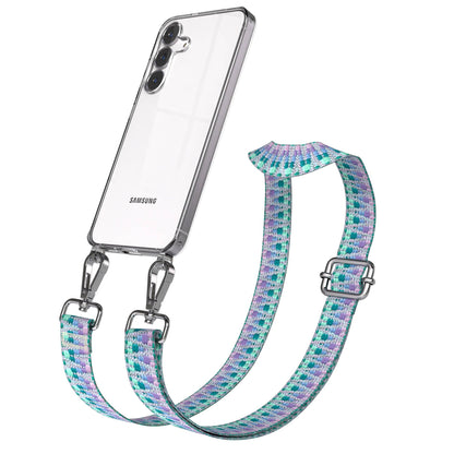 Samsung Galaxy S25 FE Handykette mit verstellbarem Boho Band Set 