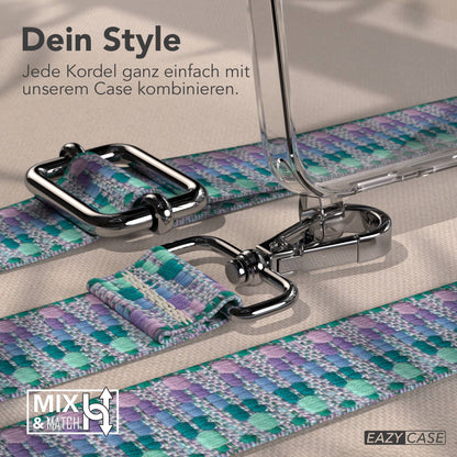 Samsung Galaxy S25 FE Handykette mit verstellbarem Boho Band Set 