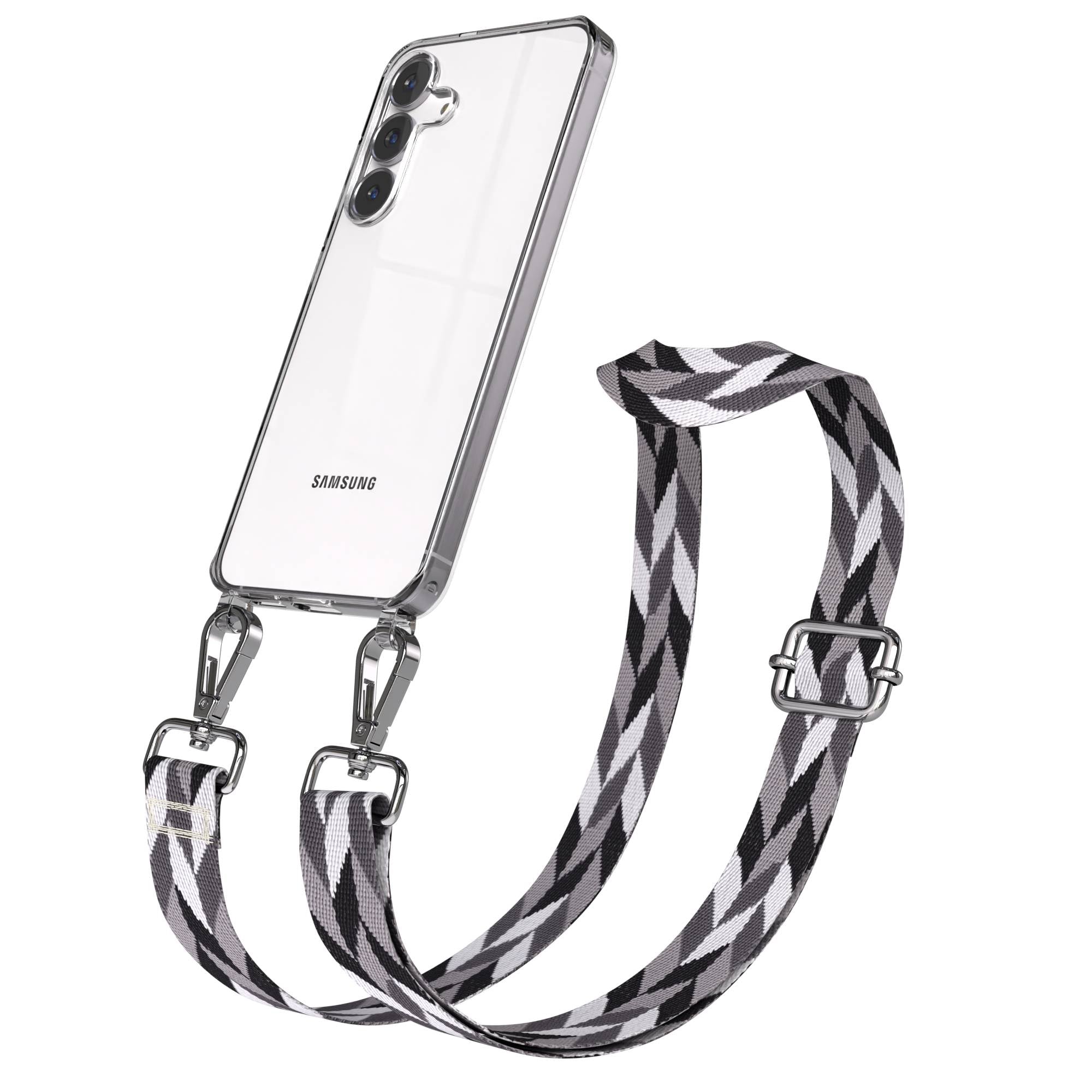 Samsung Galaxy S25 FE Handykette mit verstellbarem Boho Band Set 