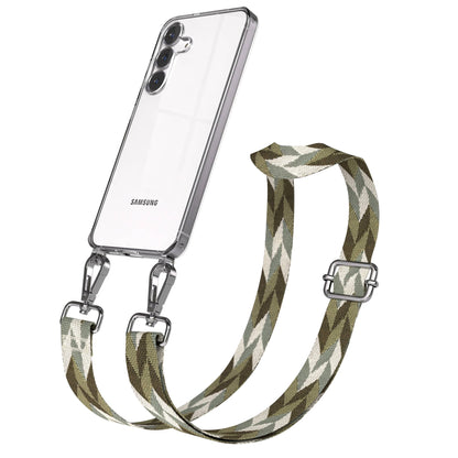Samsung Galaxy S25 FE Handykette mit verstellbarem Boho Band Set 