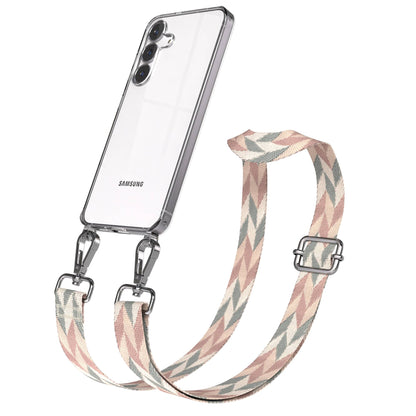 Samsung Galaxy S25 FE Handykette mit verstellbarem Boho Band Set 