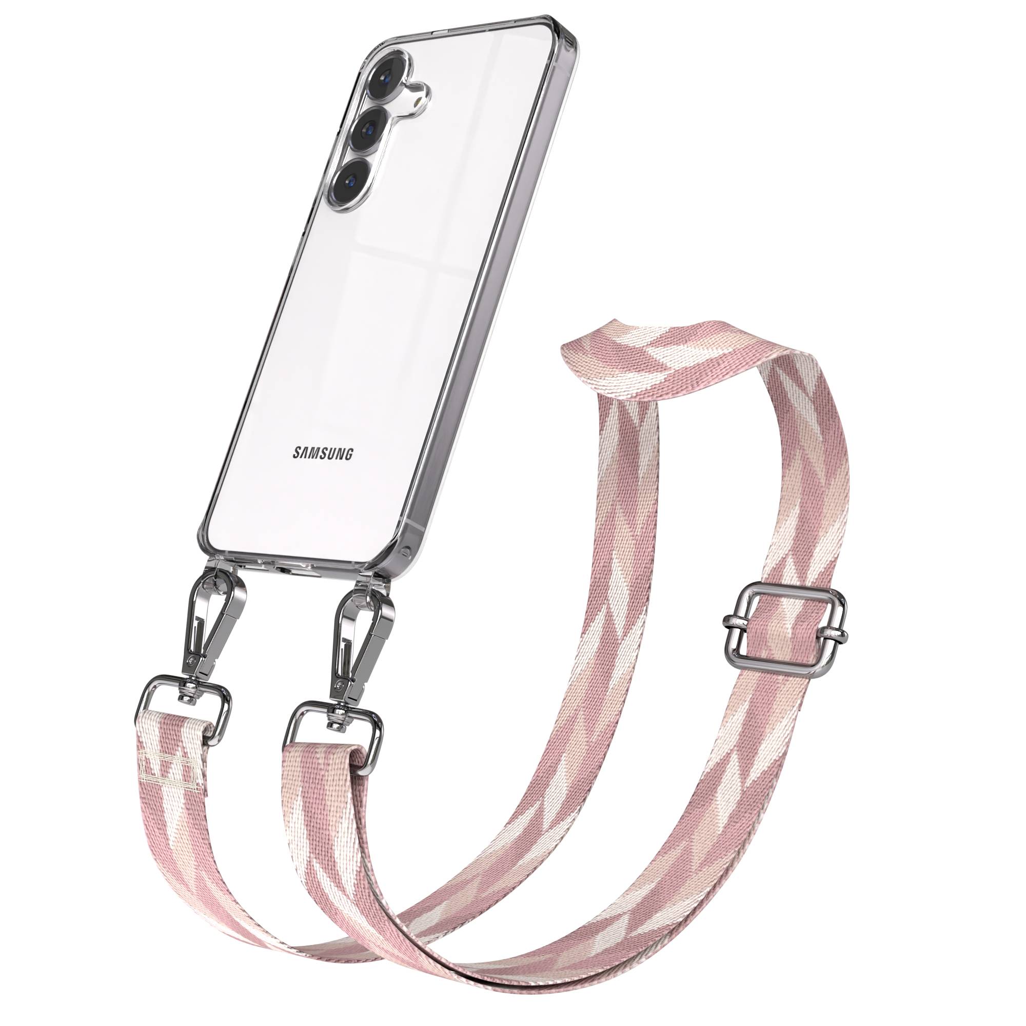 Samsung Galaxy S25 FE Handykette mit verstellbarem Boho Band Set 