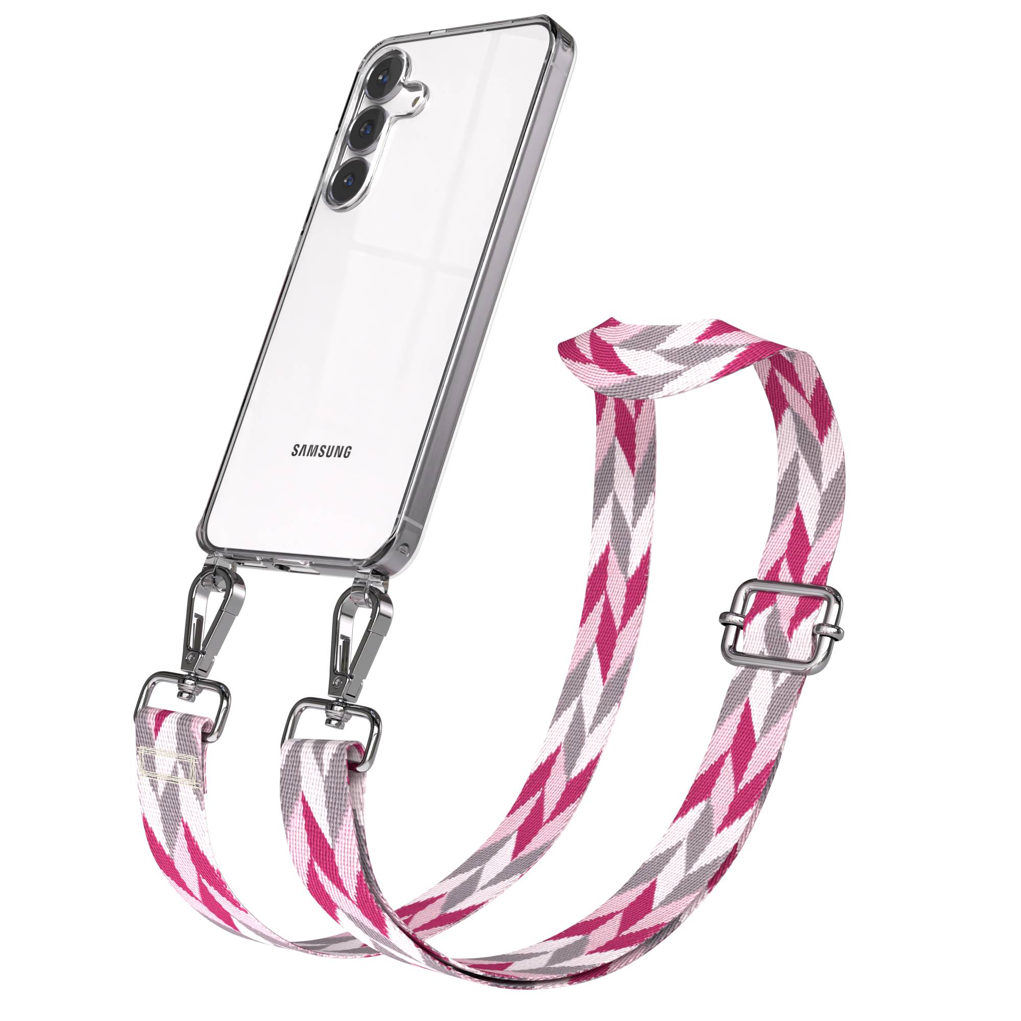 Samsung Galaxy S25 FE Handykette mit verstellbarem Boho Band Set 