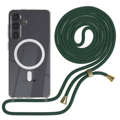 Samsung Galaxy S25 FE transparente Handykette mit MagSafe und verstellbarer Kordel 