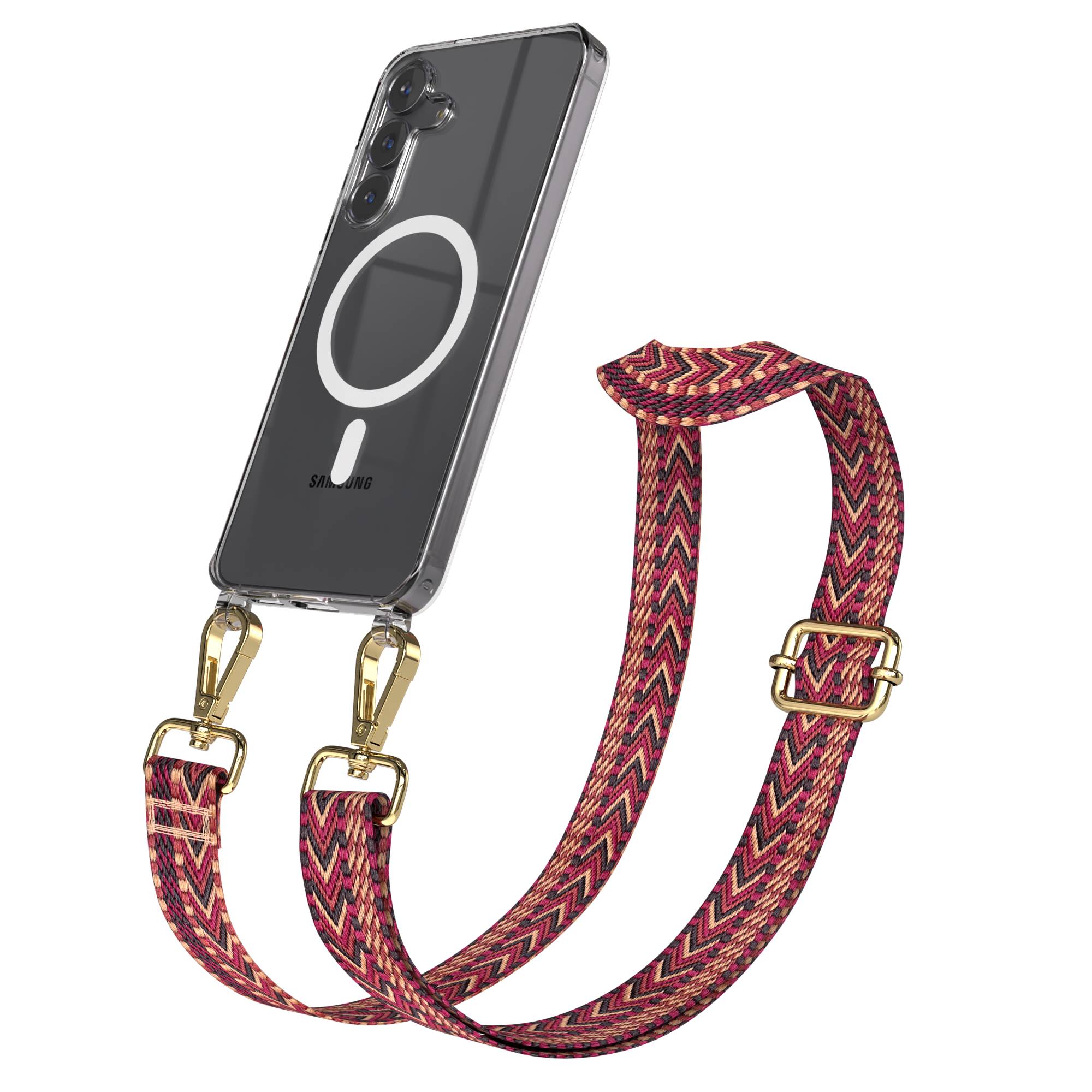 Samsung Galaxy S25 FE Handykette MagSafe mit Boho Band verstellbar 