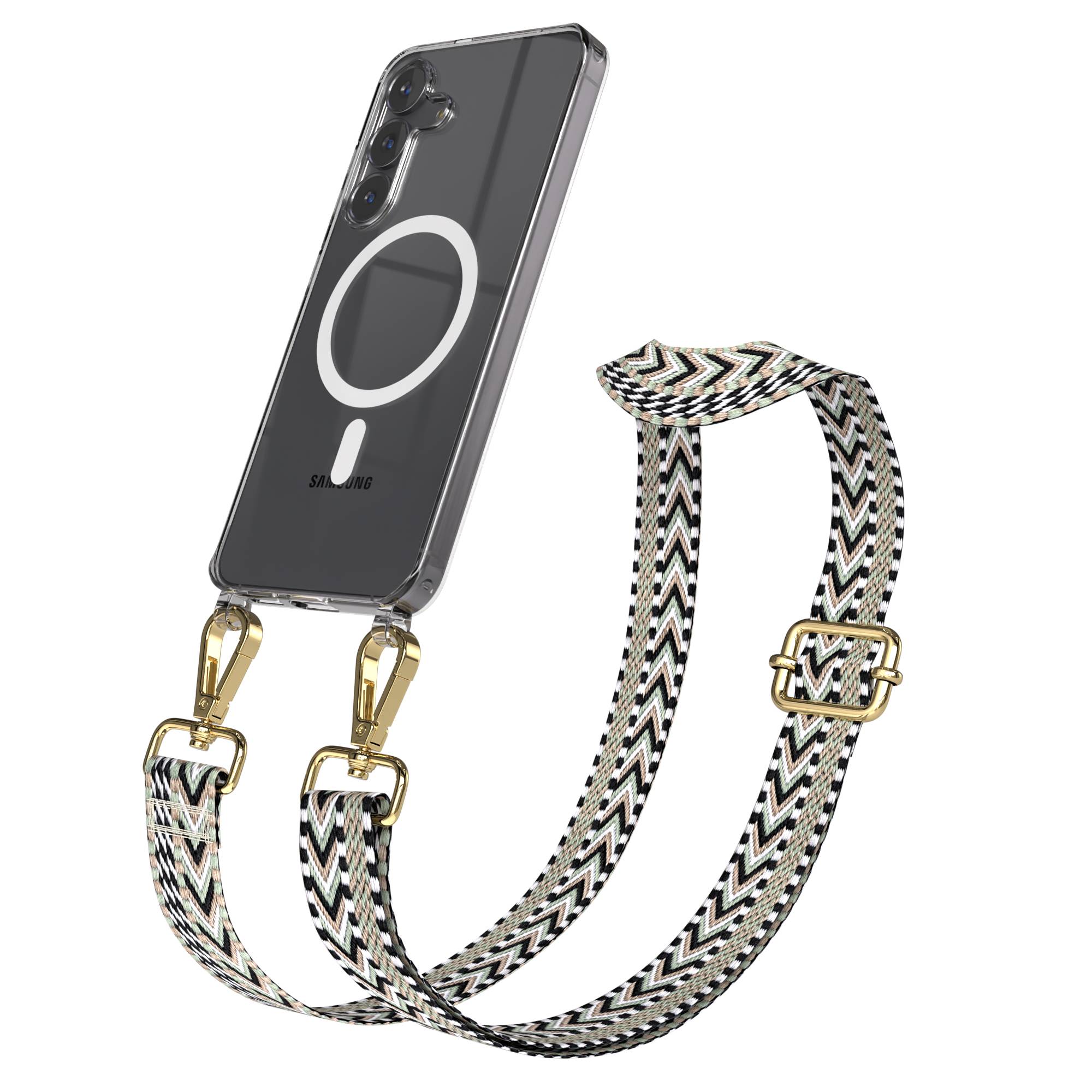 Samsung Galaxy S25 FE Handykette MagSafe mit Boho Band verstellbar 