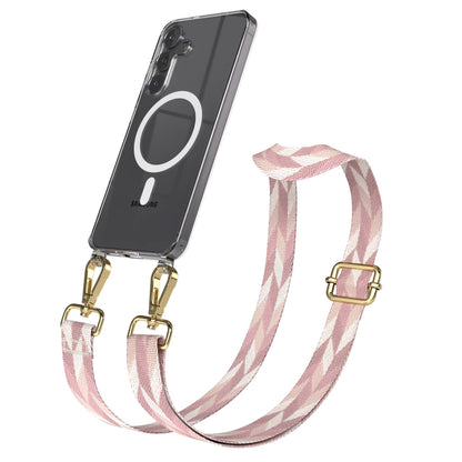 Samsung Galaxy S25 FE Handykette MagSafe mit verstellbarem Boho Band 