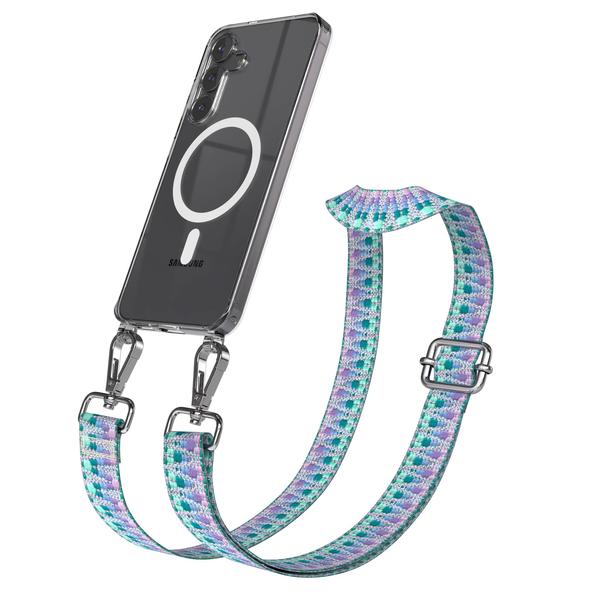 Samsung Galaxy S25 FE Handykette MagSafe mit verstellbarem Boho Band 