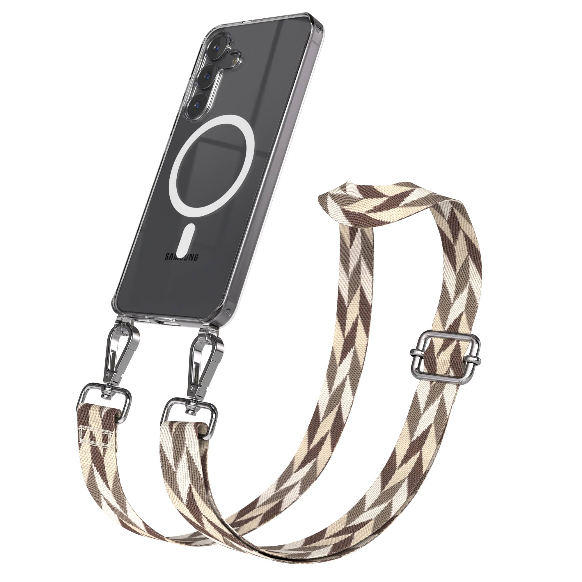 Samsung Galaxy S25 FE Handykette MagSafe mit verstellbarem Boho Band 