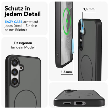 Samsung Galaxy S24 Bumper Hülle mit MagSafe Magnetring Outdoor 