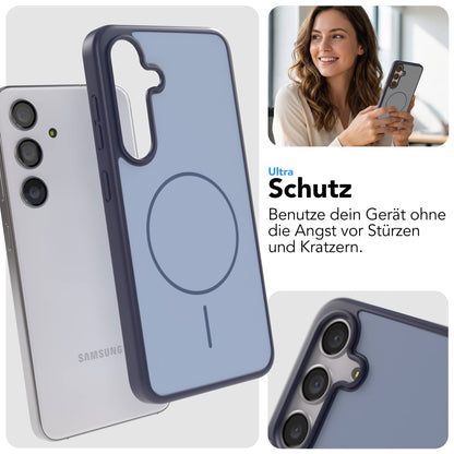 Samsung Galaxy S24 Bumper Hülle mit MagSafe Magnetring Outdoor 