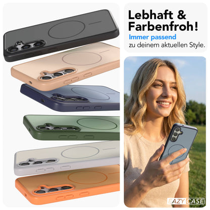 Samsung Galaxy S24 Bumper Hülle mit MagSafe Magnetring Outdoor 
