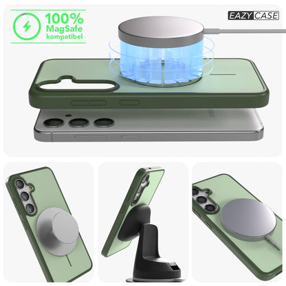 Samsung Galaxy S24 Bumper Hülle mit MagSafe Magnetring Outdoor 