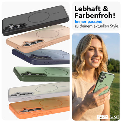 Samsung Galaxy S24 Bumper Hülle mit MagSafe Magnetring Outdoor 