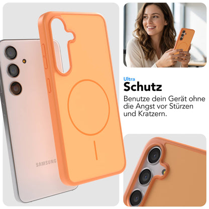 Samsung Galaxy S24 Bumper Hülle mit MagSafe Magnetring Outdoor 