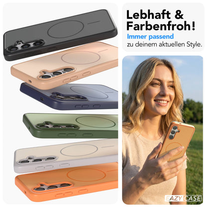 Samsung Galaxy S24 Bumper Hülle mit MagSafe Magnetring Outdoor 