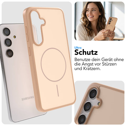 Samsung Galaxy S24 Bumper Hülle mit MagSafe Magnetring Outdoor 