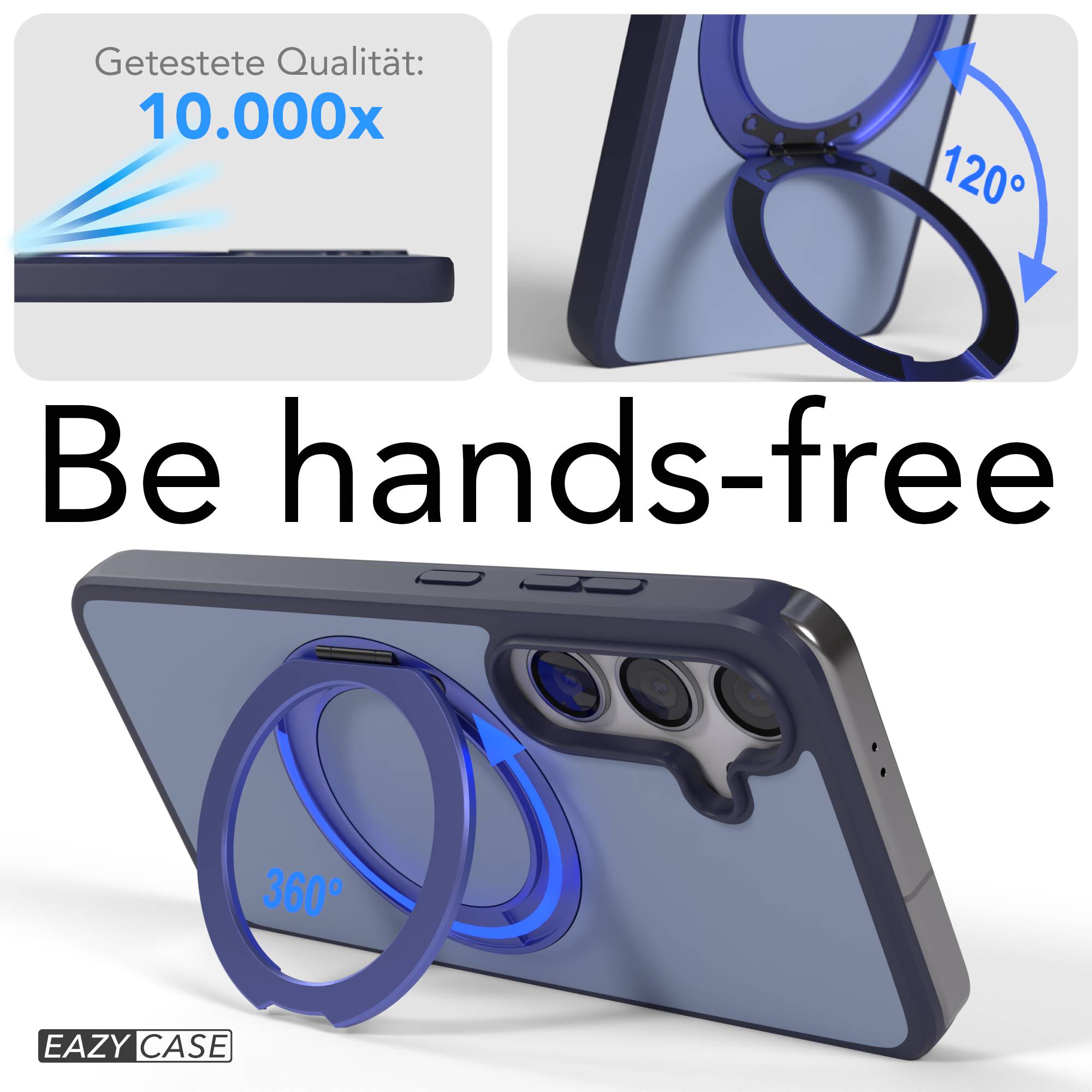Samsung Galaxy S24 Bumper Hülle mit drehbarem Ring und MagSafe Funktion 